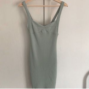 SOLD Sage green knit dress